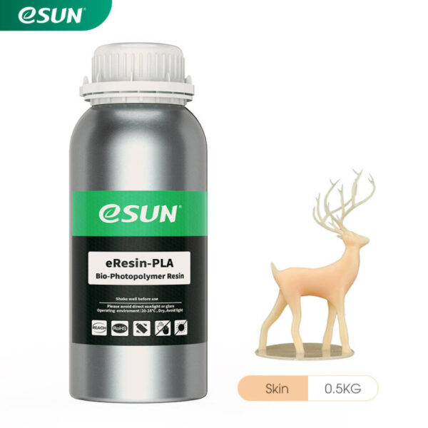 eSun eResin - PLA-filament - Huid - 1kg/fles - Afbeelding 3