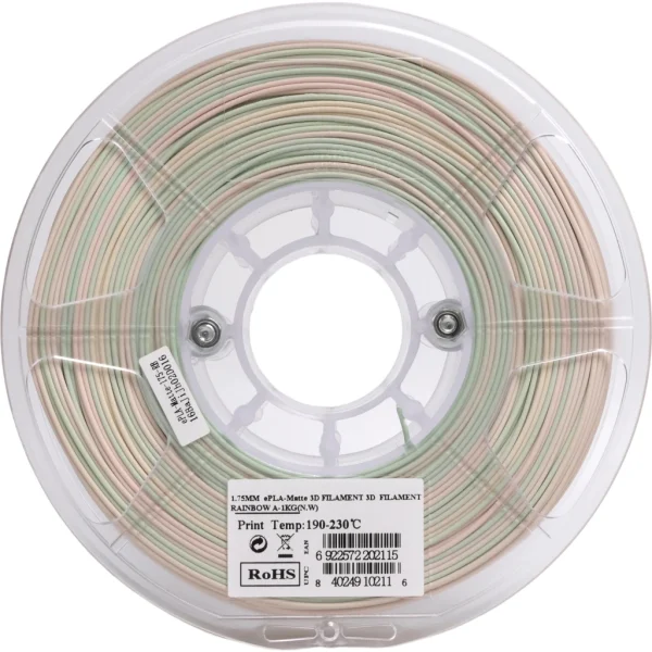 eSun - ePLA Mat Regenboog 1,75 mm 1kg - Afbeelding 3