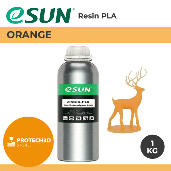 eSun eResin - PLA-filament - Oranje - 1kg/fles - Afbeelding 4