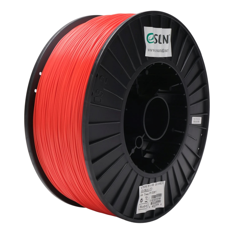 eSun - PLA+ filament, 1,75 mm, rood, spoel van 3,0 kg