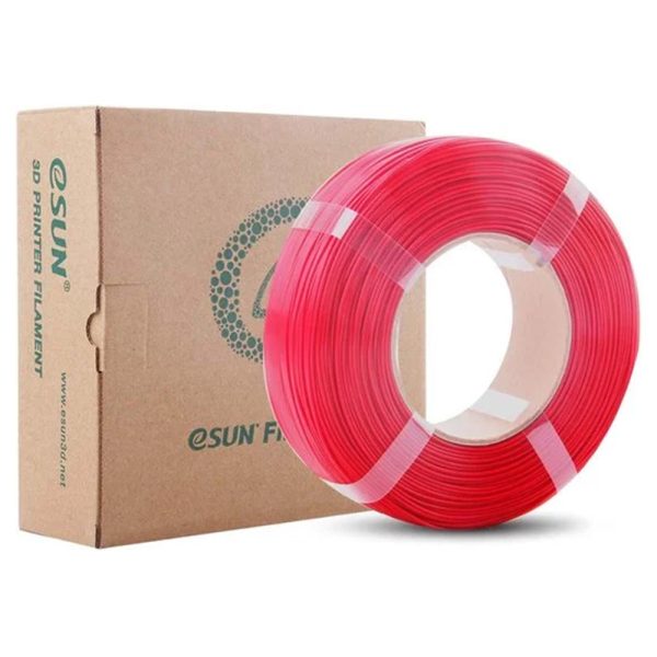 eSun - PLA+（ReFilament-filament, 1,75 mm, brandweerwagen rood, 1 kg