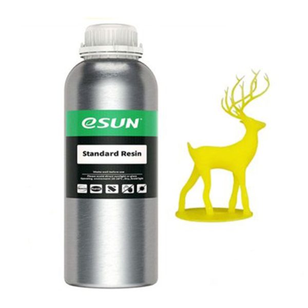 eSun - eResin - LC1002 (standaard hars) filament, 0 mm, geel - Afbeelding 2
