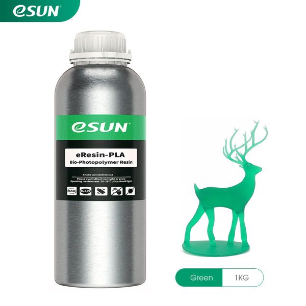 eSun eResin - PLA Filament - Grasgroen - 1kg/fles - Afbeelding 2