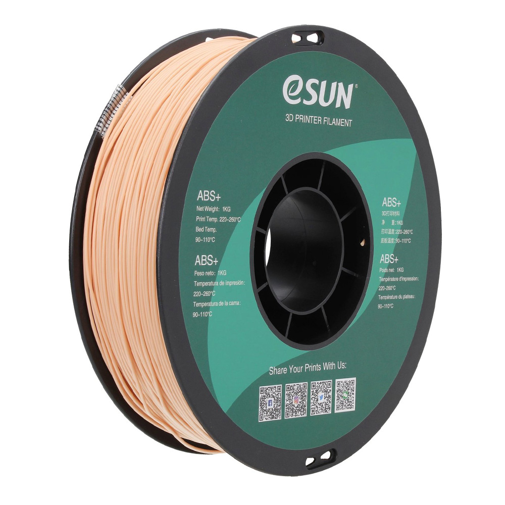 eSun - ABS+ filament, 1,75 mm, beige, spoel van 1 kg