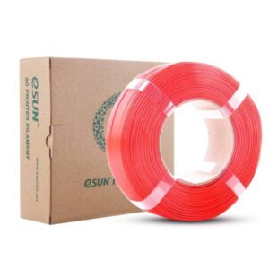 eSun - PLA+ (ReFilament) filament, 1,75 mm, rood, spoel van 1 kg