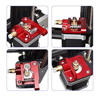 ProTech3D - MK8 Metal Extruder upgradekit Rood - Afbeelding 4