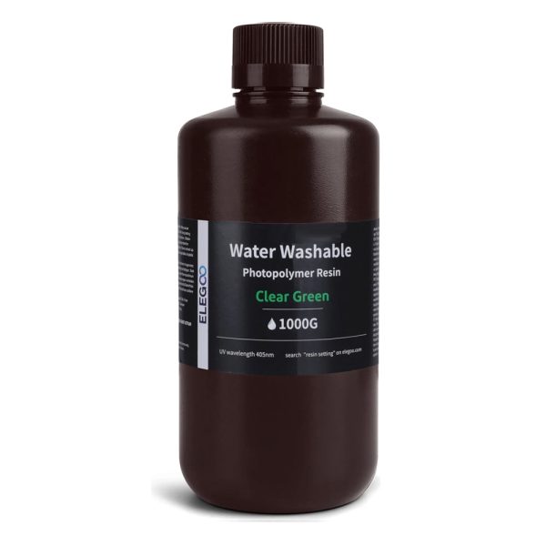 Elegoo - waterafwasbare hars helder groen 1kg - Afbeelding 2