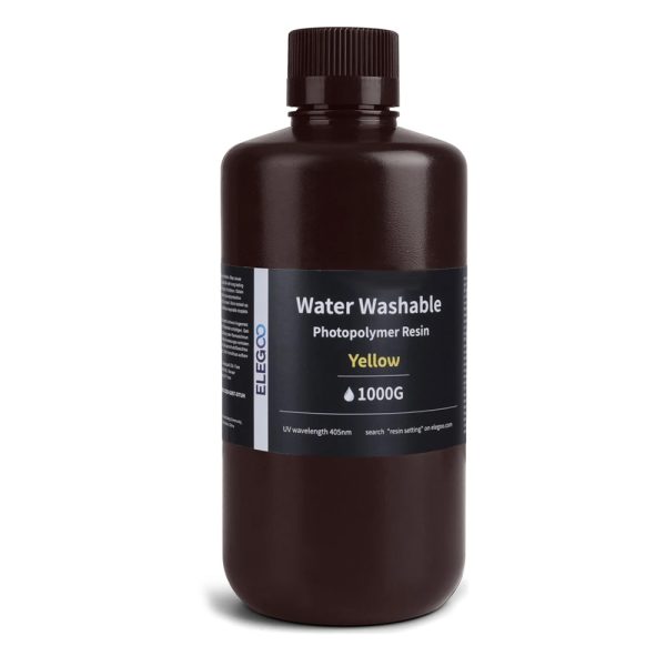 Elegoo - waterafwasbare Hars Geel 1kg - Afbeelding 2