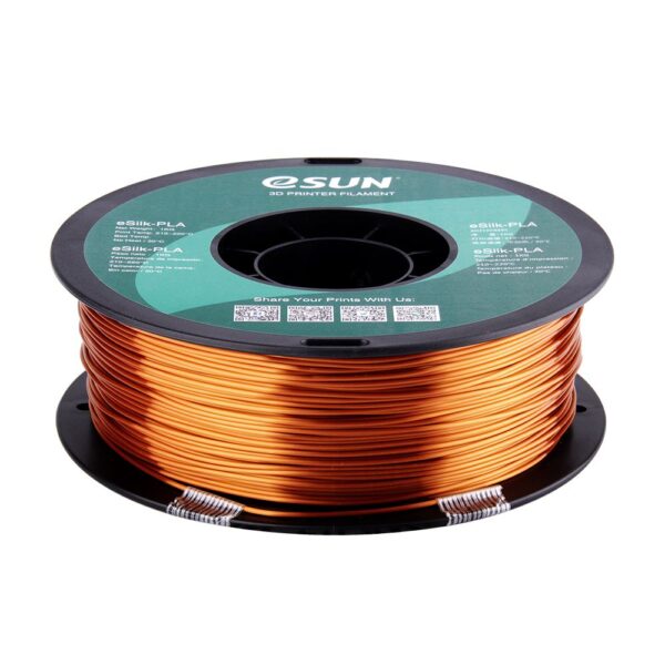eSun eSilk PLA Filament - Koper - 1,75mm - 1kg Spoel - Afbeelding 7