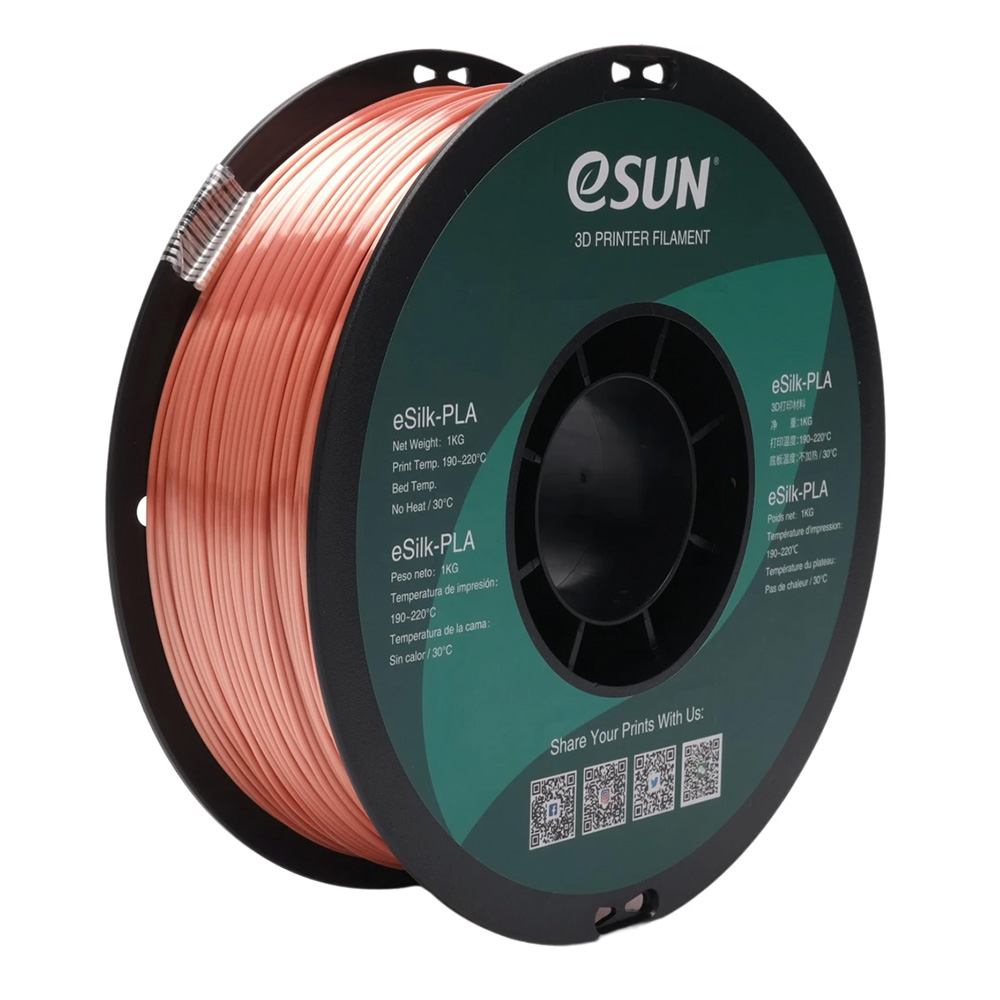 eSun - eSilk-PLA-filament 1,75 mm Roségoud 1 kg