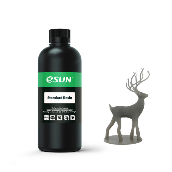 eSun - eResin - LC1002 (standaard hars) filament, grijs,