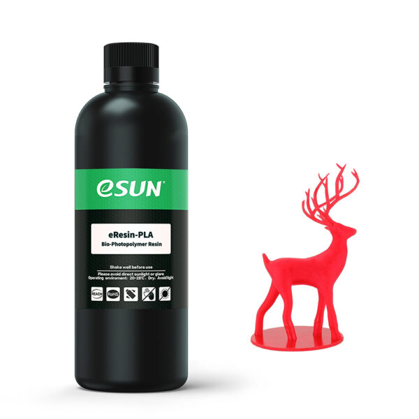 eSun eResin PLA Hars - Rood - 1kg/fles