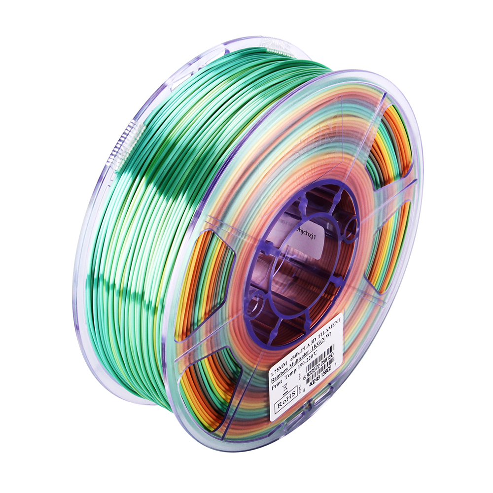 eSun - eSilk 1,75mm Regenboog 30 gram - Afbeelding 6