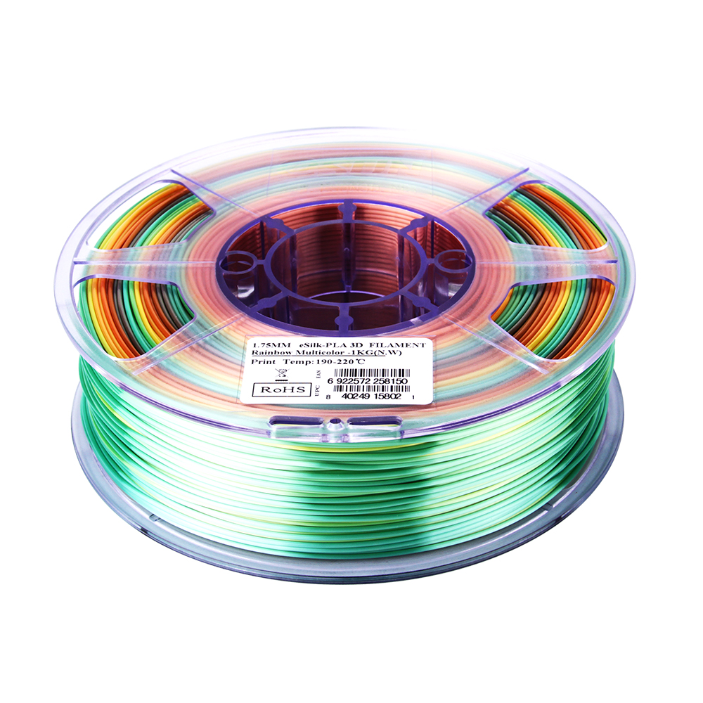eSun - eSilk 1,75mm Regenboog 30 gram