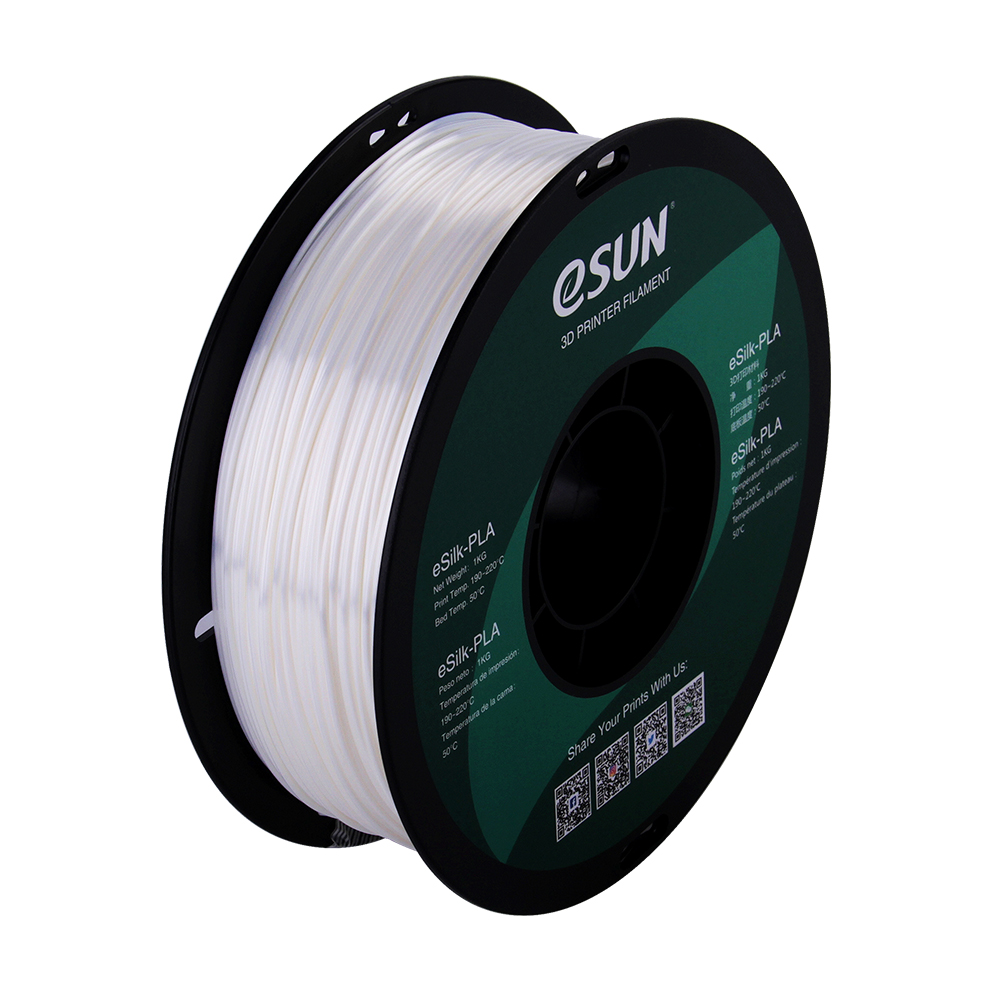 eSun - eSilk PLA 1,75 mm 1kg Wit - Afbeelding 4