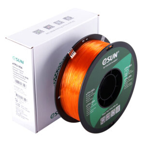 eSun - eTPU-95A-filament, 3 mm, transparant oranje, spoel van 1 kg