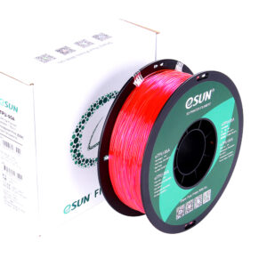 eSun - eTPU-95A-filament, 3 mm, transparant roze, spoel van 1 kg