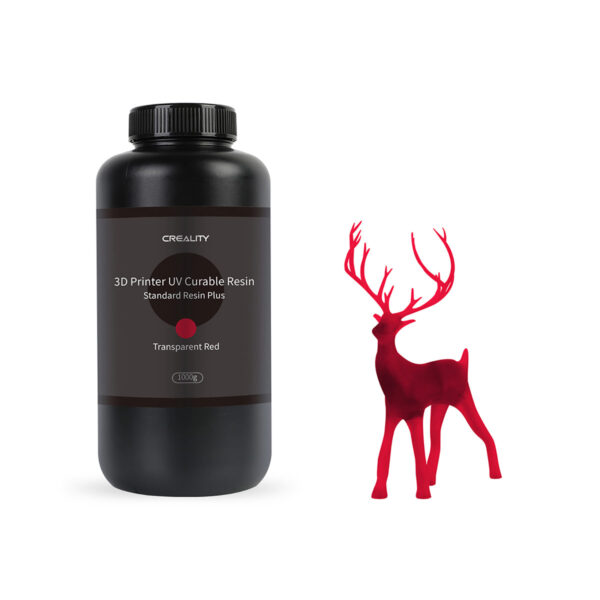 Creality - 1kg, Transparant Rood