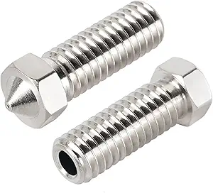 V6 lange Volcano Nozzle roestvrij