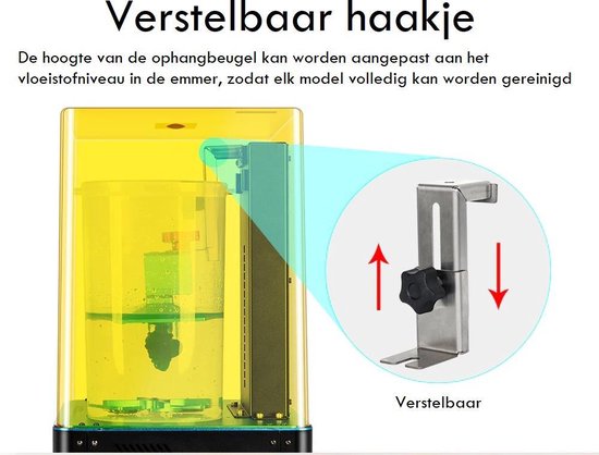 Anycubic - 3D-printer was- en uithardingsmachine 2-in-1 UV - Afbeelding 2
